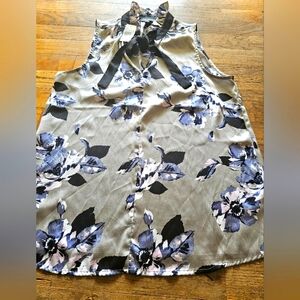 The Limited Sleeveless Floral Blouse Size Sm